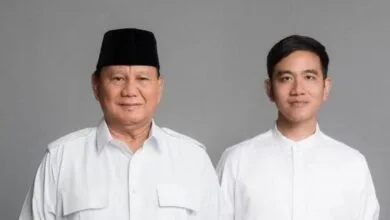 Potret Prabowo Subianto dan Gibran Rakabuming Raka