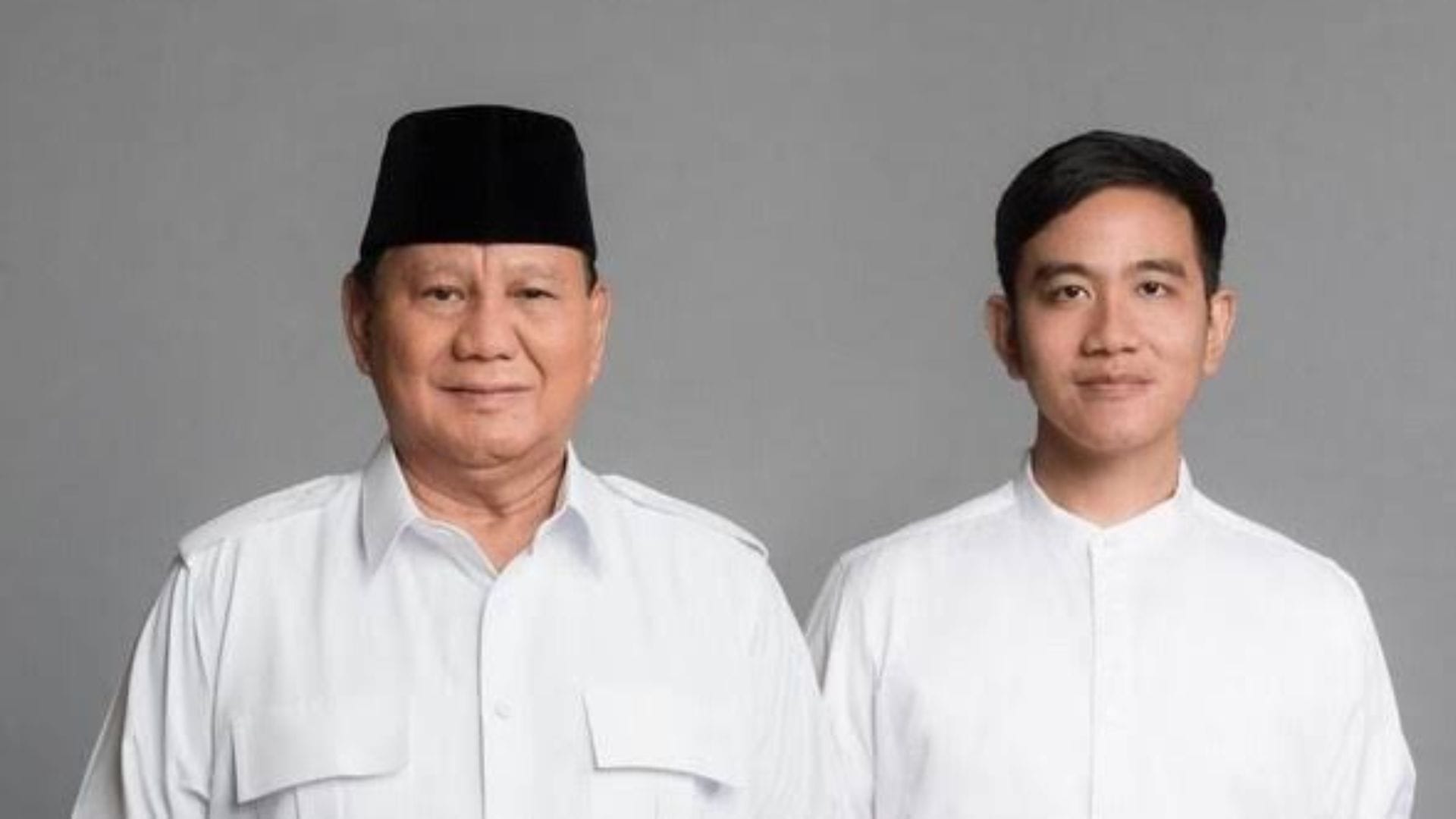 Potret Prabowo Subianto dan Gibran Rakabuming Raka