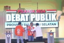 Debat perdana pilkada Sulsel 2024