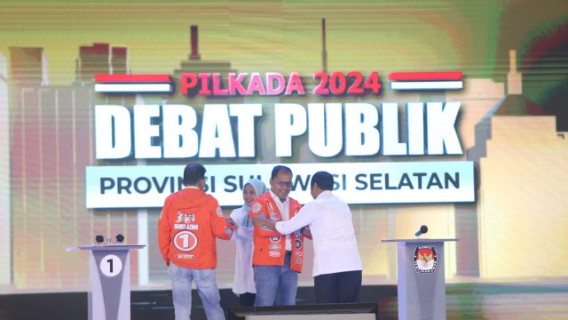 Debat perdana pilkada Sulsel 2024