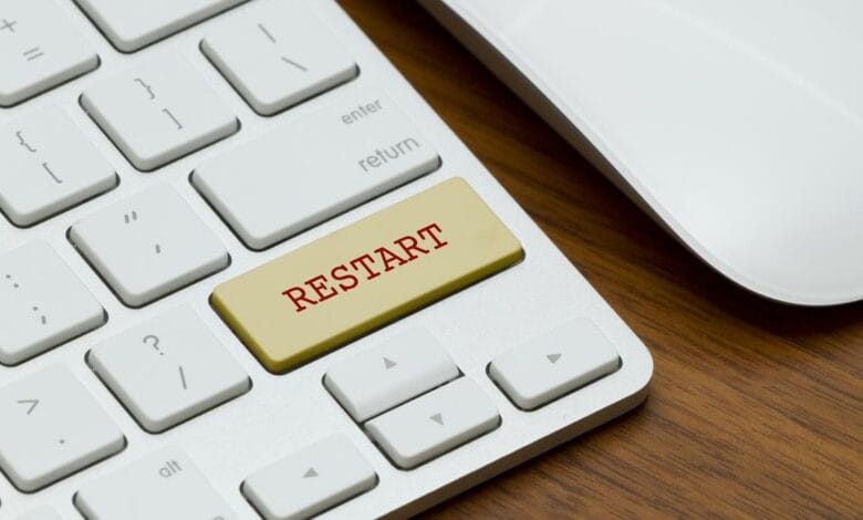 Restart Pakai Keyboard