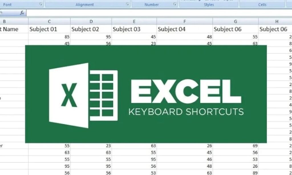 shortcut keyboard Excel