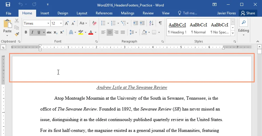 Microsoft Word