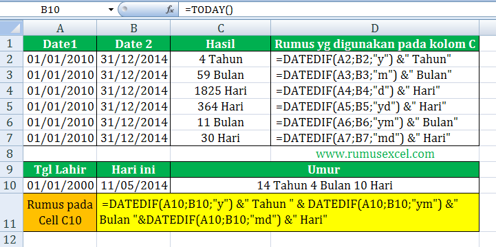 rumus Excel