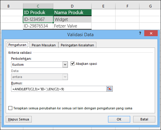 Data Validation